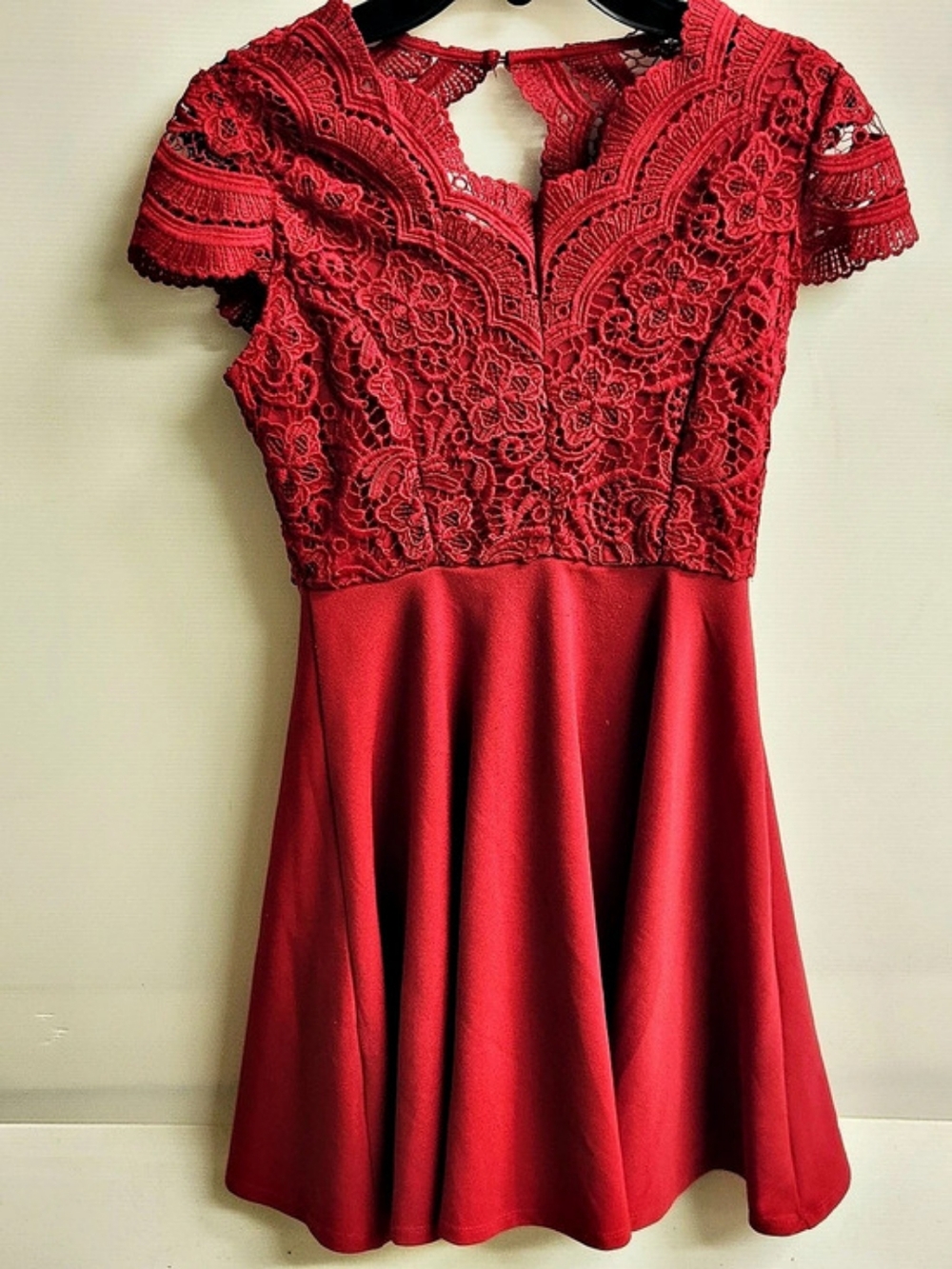 Children's Place Lace Fi/Flare Dress w/ Lace Bodice, Size 10 Girls, EPRELC
